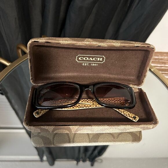 Coach Vintage Y2K Square Sunglasses - Picture 1 of 4